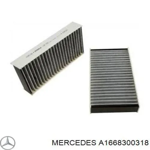 A1668300318 Mercedes filtro habitáculo