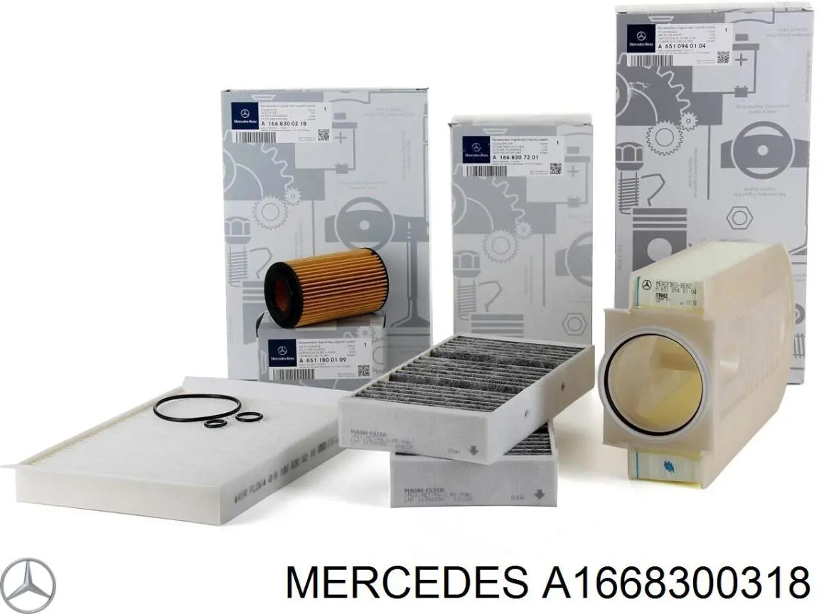 A1668300318 Mercedes Filtro antipolen