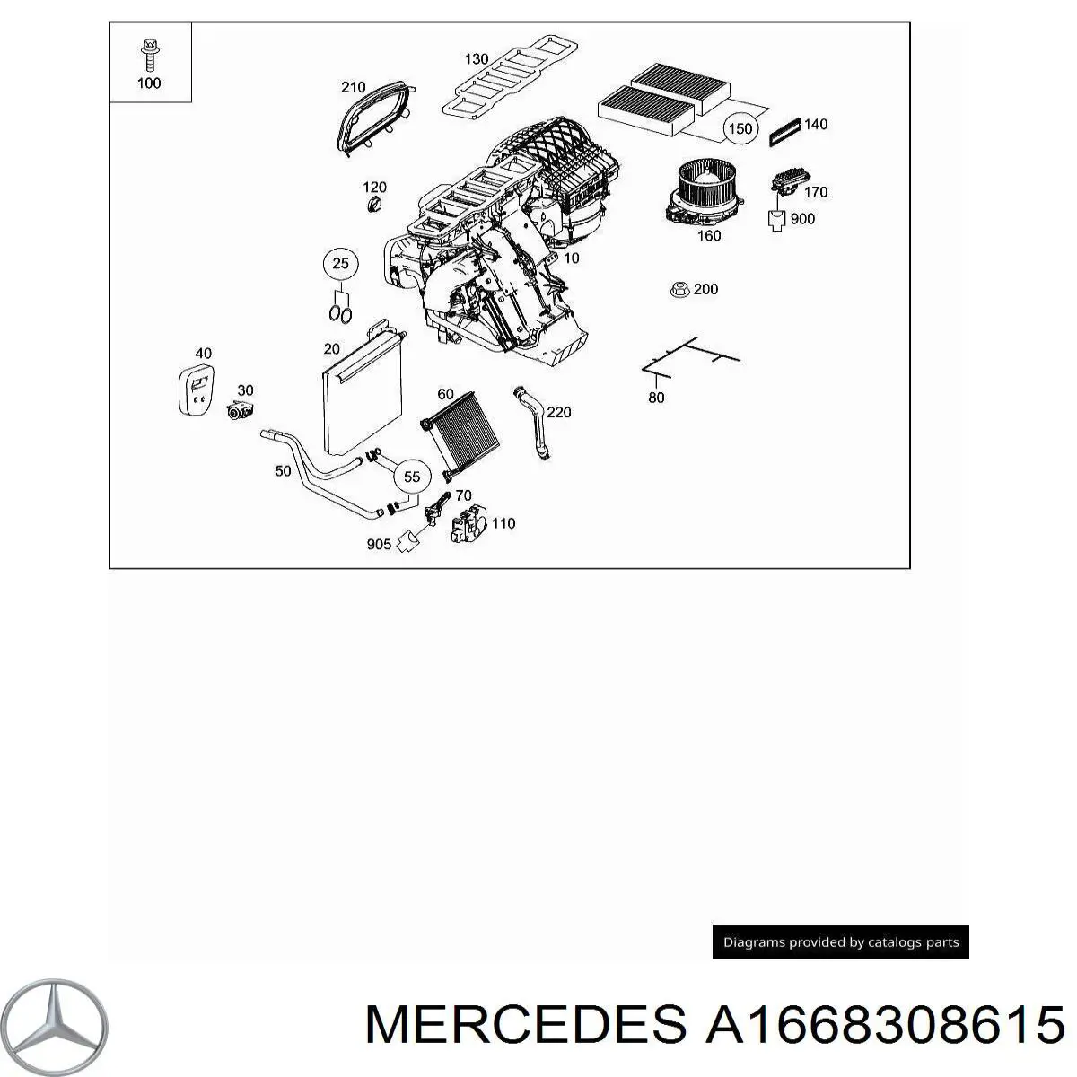  Mercedes A1668308615 precio, desde 75,98 EUR