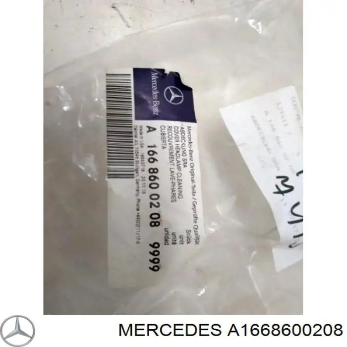 A1668600208 Mercedes tapa de boquilla lavafaros