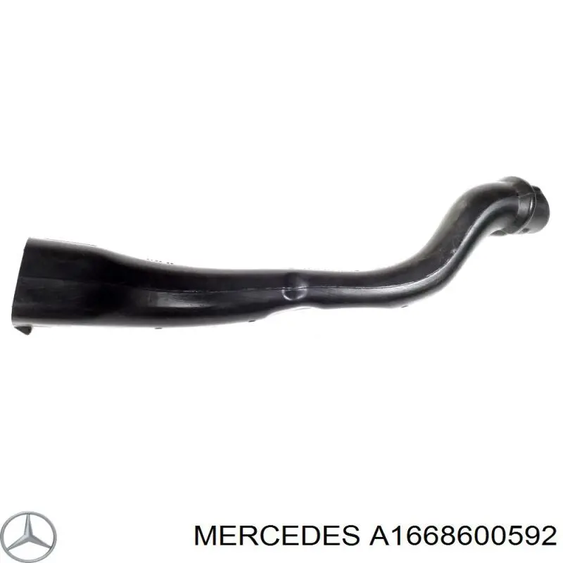 A1668600592 Mercedes tubo de lavafaros