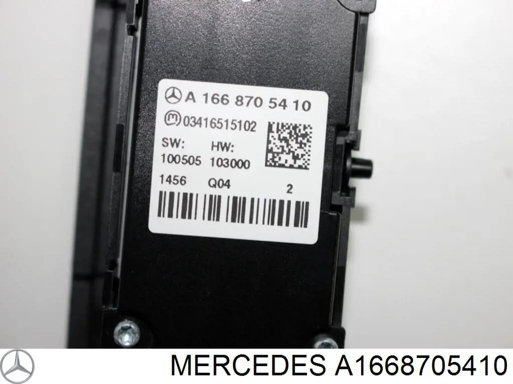 Bloque de botones de la consola central para Mercedes ML/GLE (W166)