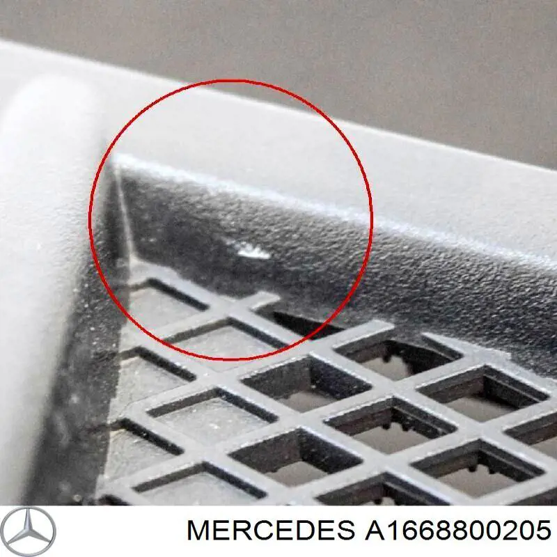 Rejilla del capó Mercedes A1668800205 precio, desde 100,18 EUR