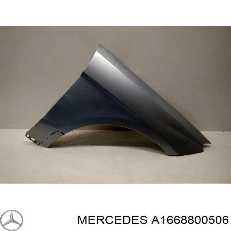 A1668800506 Mercedes guardabarros delantero derecho