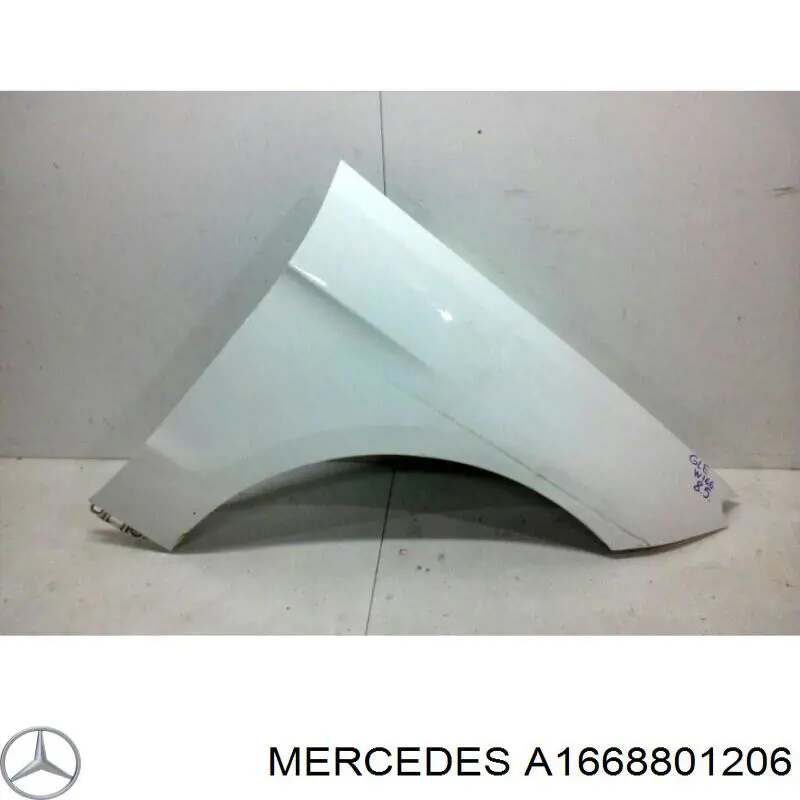 Guardabarros delantero derecho Mercedes ML/GLE (W166)