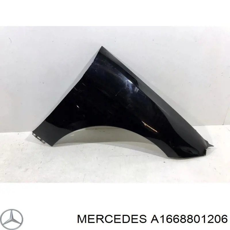 Guardabarros delanteros derecho Mercedes A1668801206 precio, desde 179,60 EUR