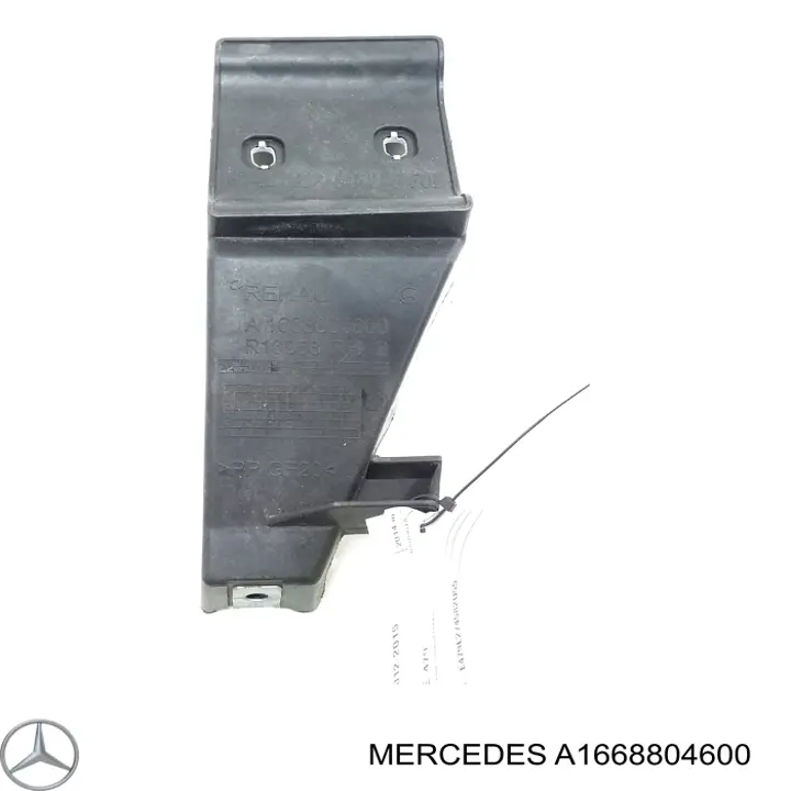 Soporte de parachoques trasero derecho Mercedes A1668804600