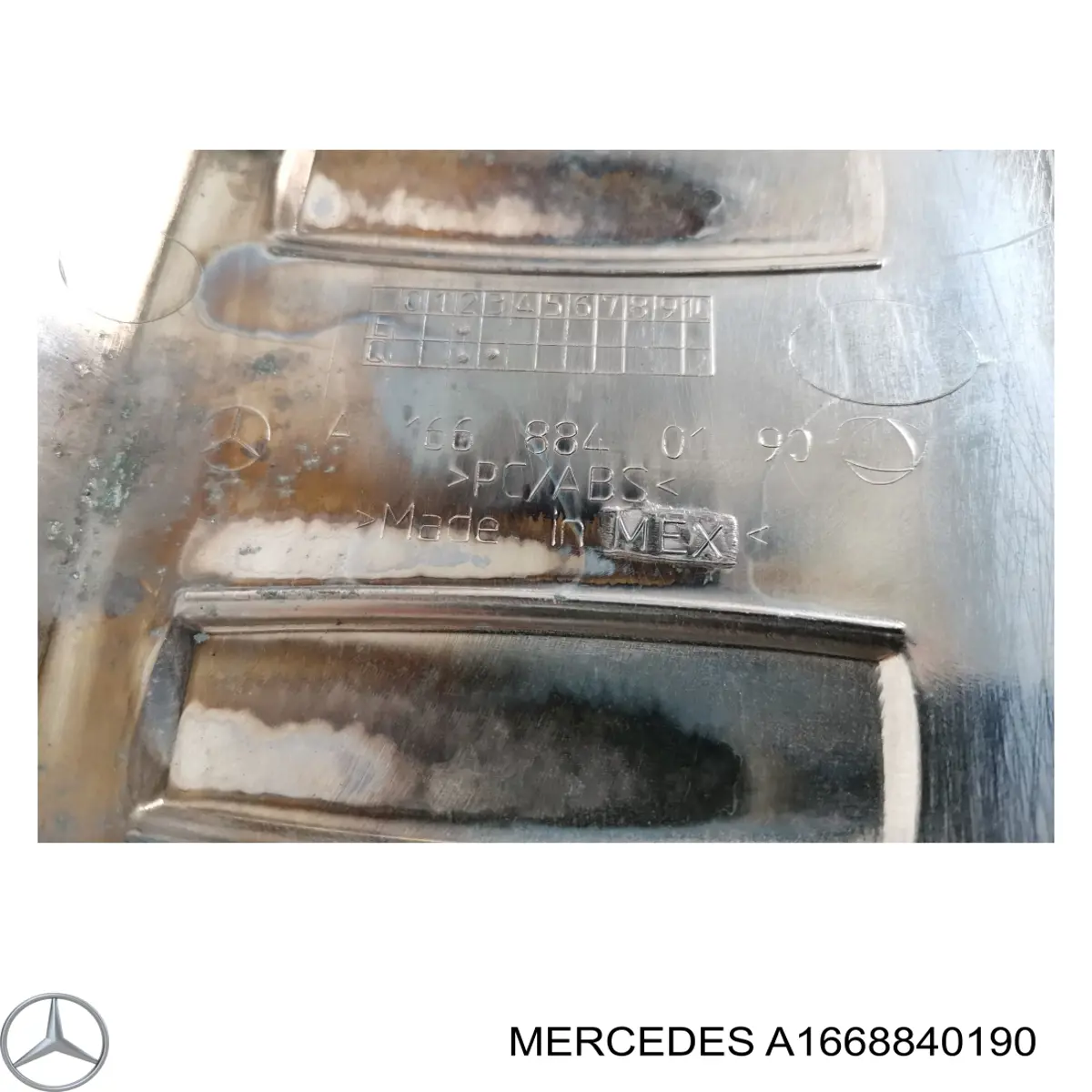 Comprar A1668840190 Mercedes Protector superior del parachoques trasero (estribo)