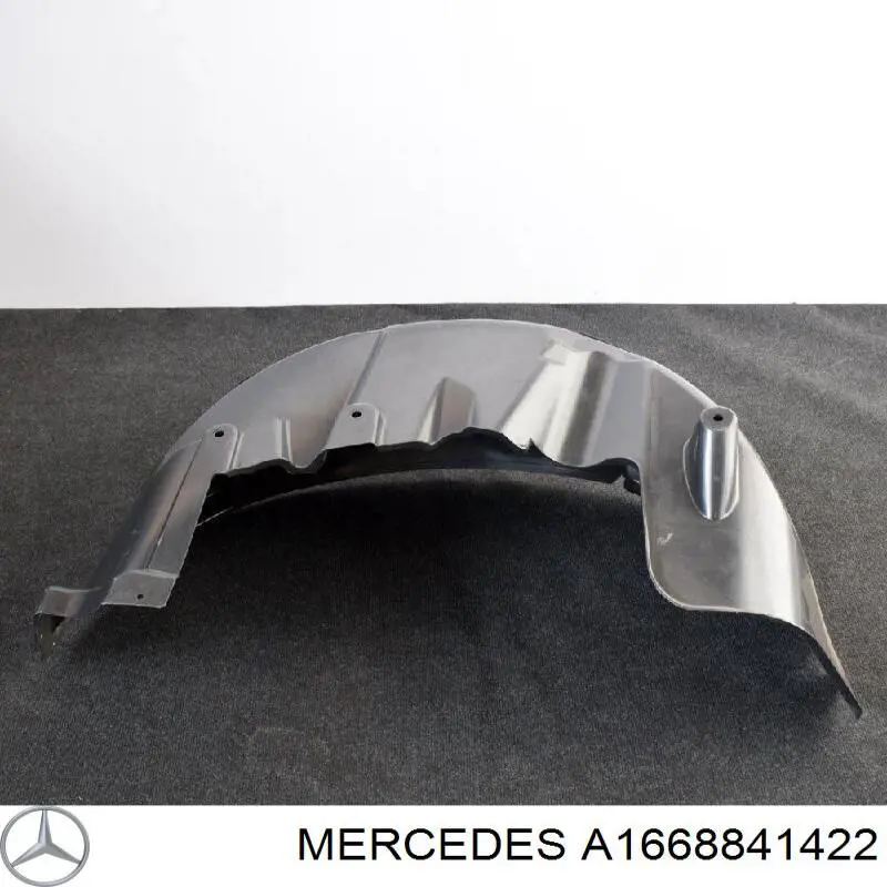 Paso de rueda trasera, derecho Mercedes A1668841422