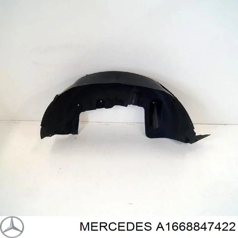 1668847422 Mercedes guardabarros interior, aleta trasera, izquierdo