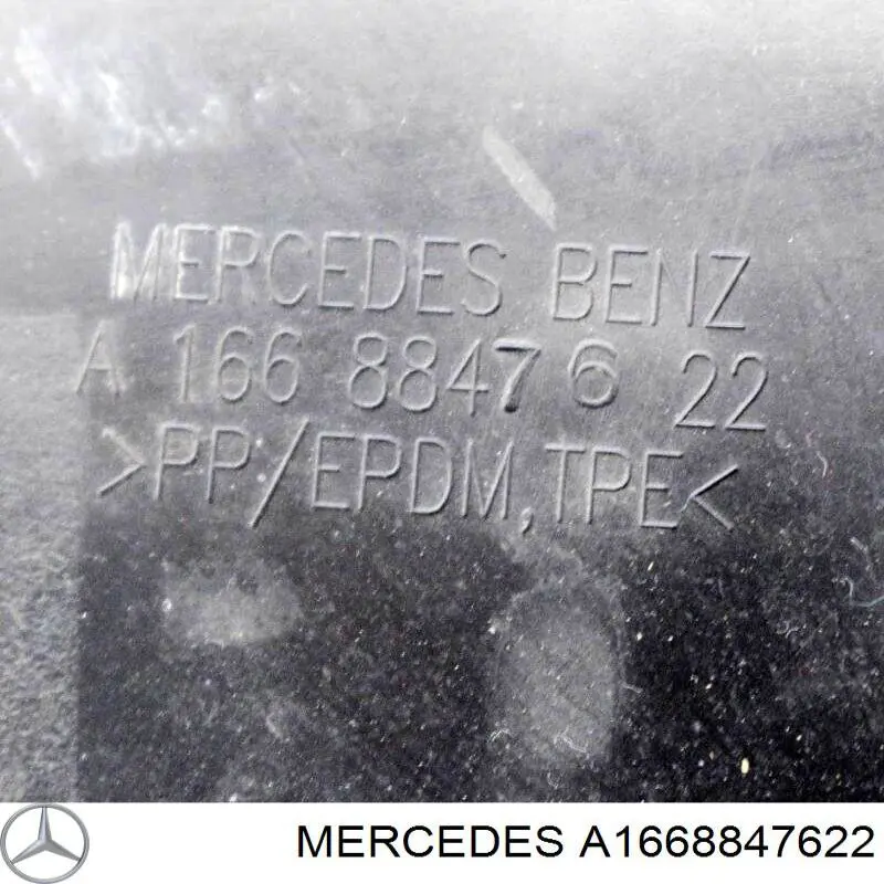 Paso de rueda delantero izquierdo trasero Mercedes A1668847622 precio, desde 113,53 EUR