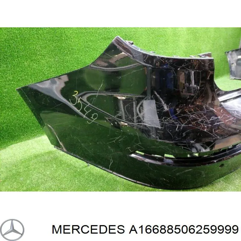 A16688506259999 Mercedes parachoques trasero, parte superior