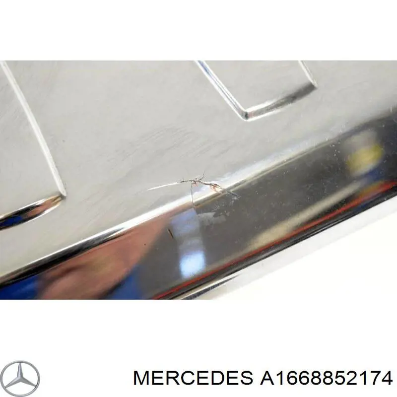 Protector superior del parachoques trasero (estribo) Mercedes A1668852174 precio, desde 97,01 EUR