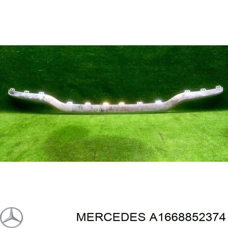Moldura de parachoques trasero para Mercedes ML/GLE (W166)