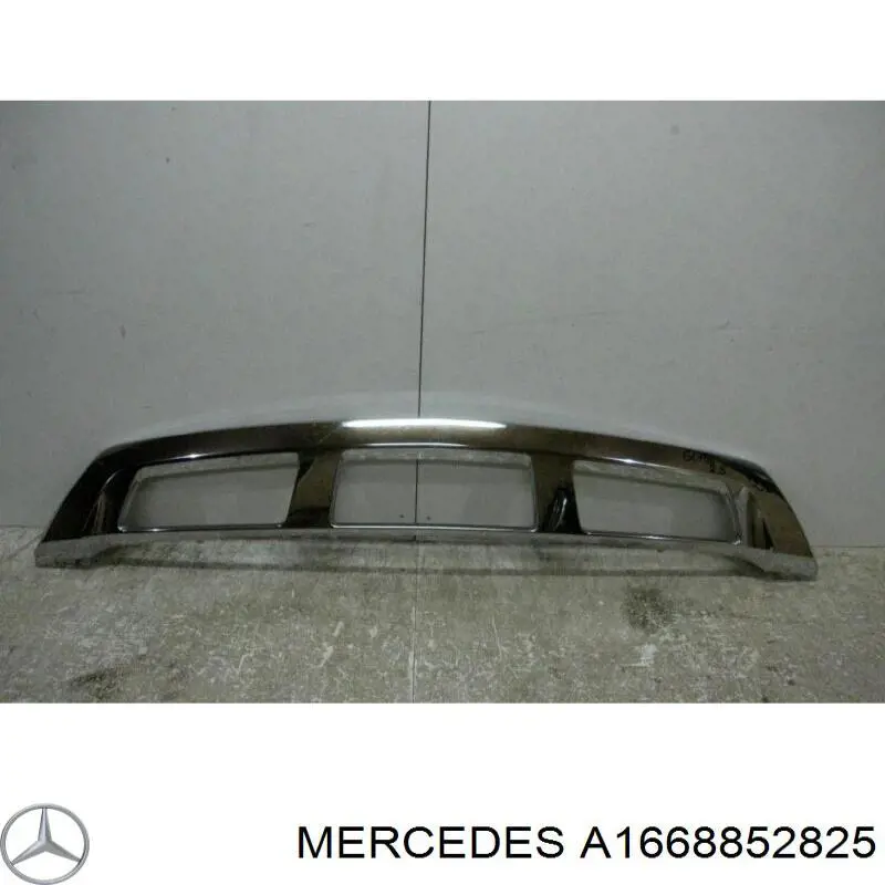 A1668852825 Mercedes alerón parachoques delantero