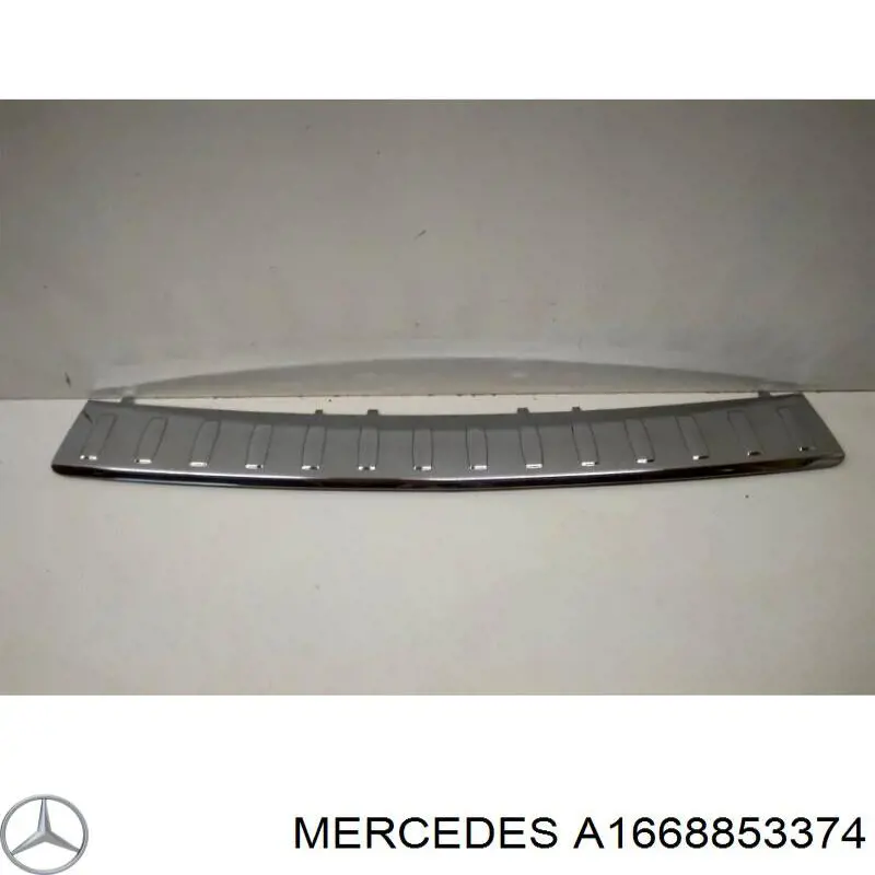 Protector superior del parachoques trasero (estribo) Mercedes A1668853374 precio, desde 196,42 EUR