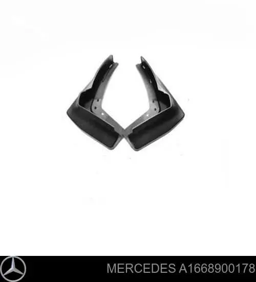  Guardabarros delanteros Mercedes GL 