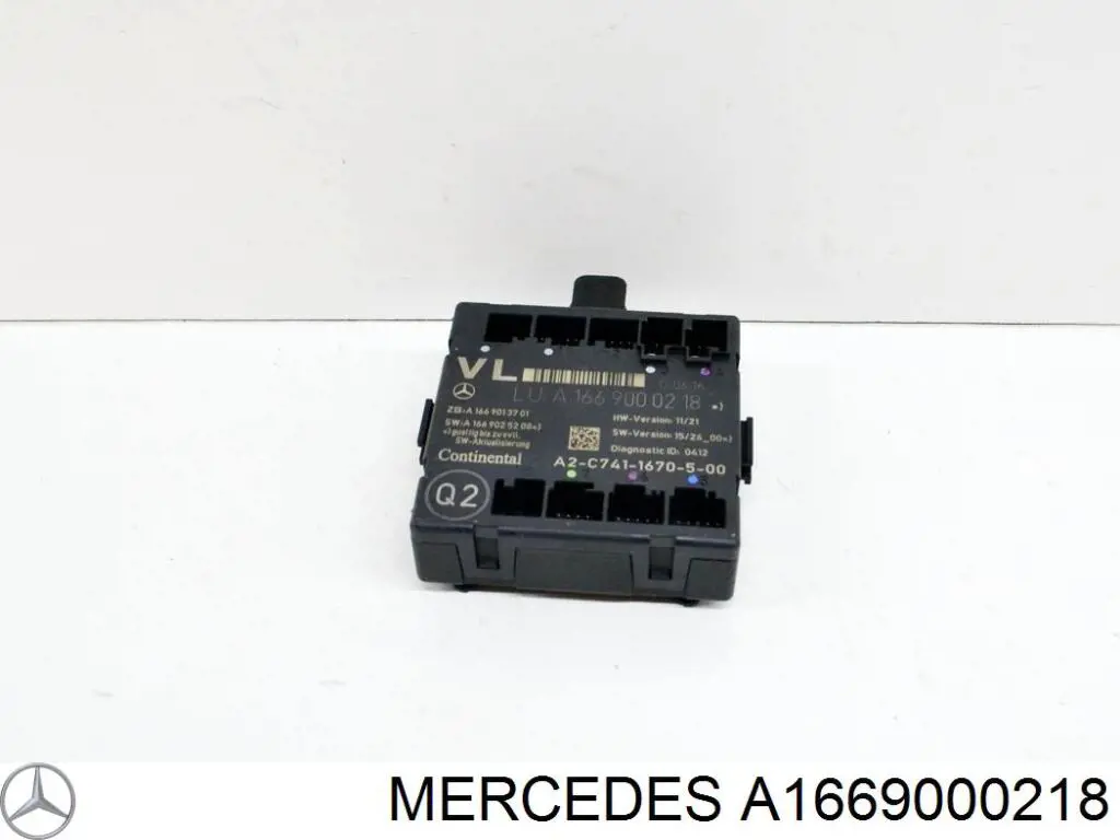 Comprar A1669004002 Mercedes Unidad de confort de la puerta delantera
