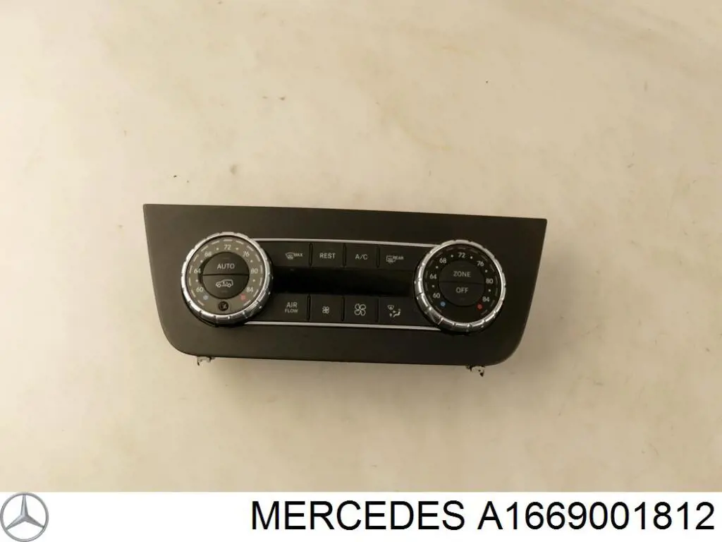 A1669003217 Mercedes Unidad de control de la ventilación