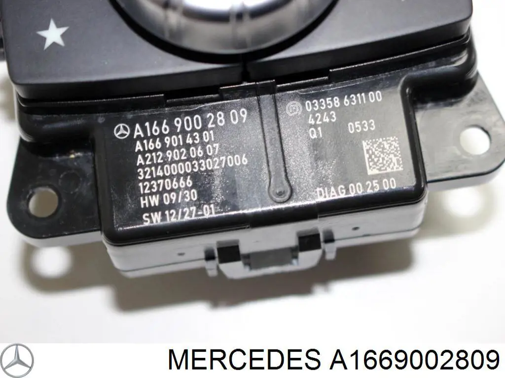 Control De Joystick Multifunsion para Mercedes ML/GLE (W166)