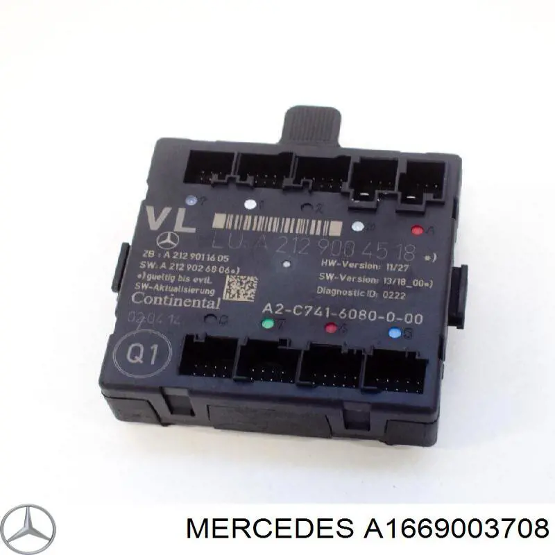 Comprar A1669006311 Mercedes Módulo de control de apertura de la tapa del maletero