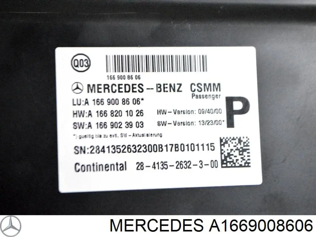 Comprar A1669008606 Mercedes 