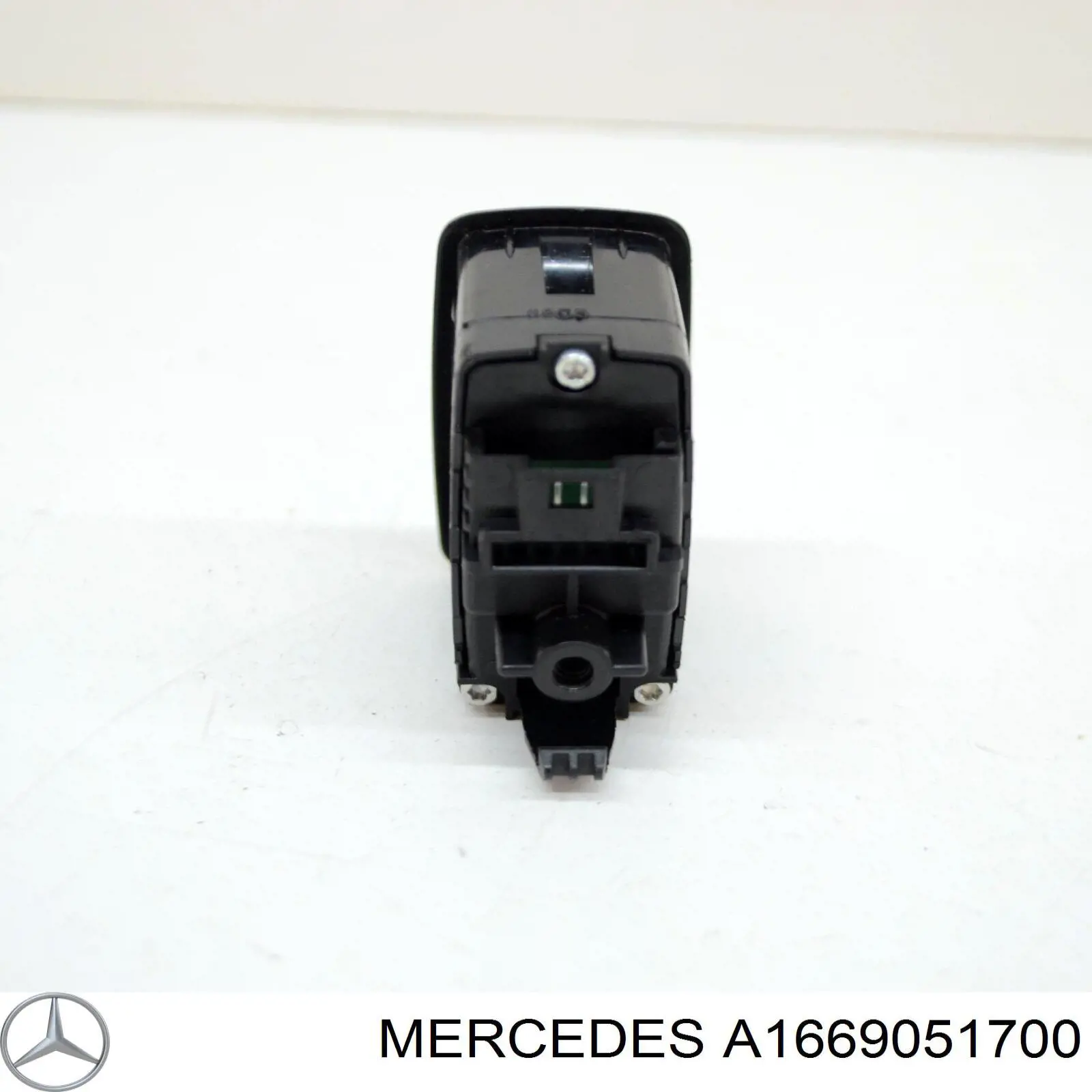 Botón de accionamiento del cierre de la tapa del maletero (puerta trasera 3/5) A1669051700 Mercedes