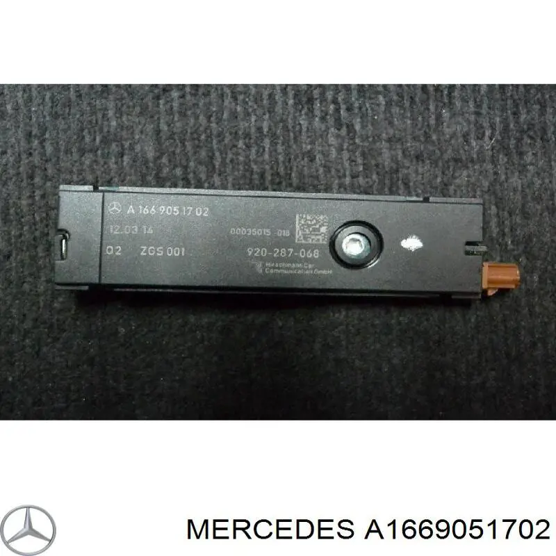 Amplificador de señal de antena Mercedes A1669051702 precio, desde 46,46 EUR