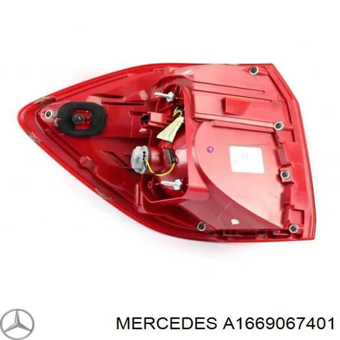 A1669067401 Mercedes piloto posterior exterior derecho