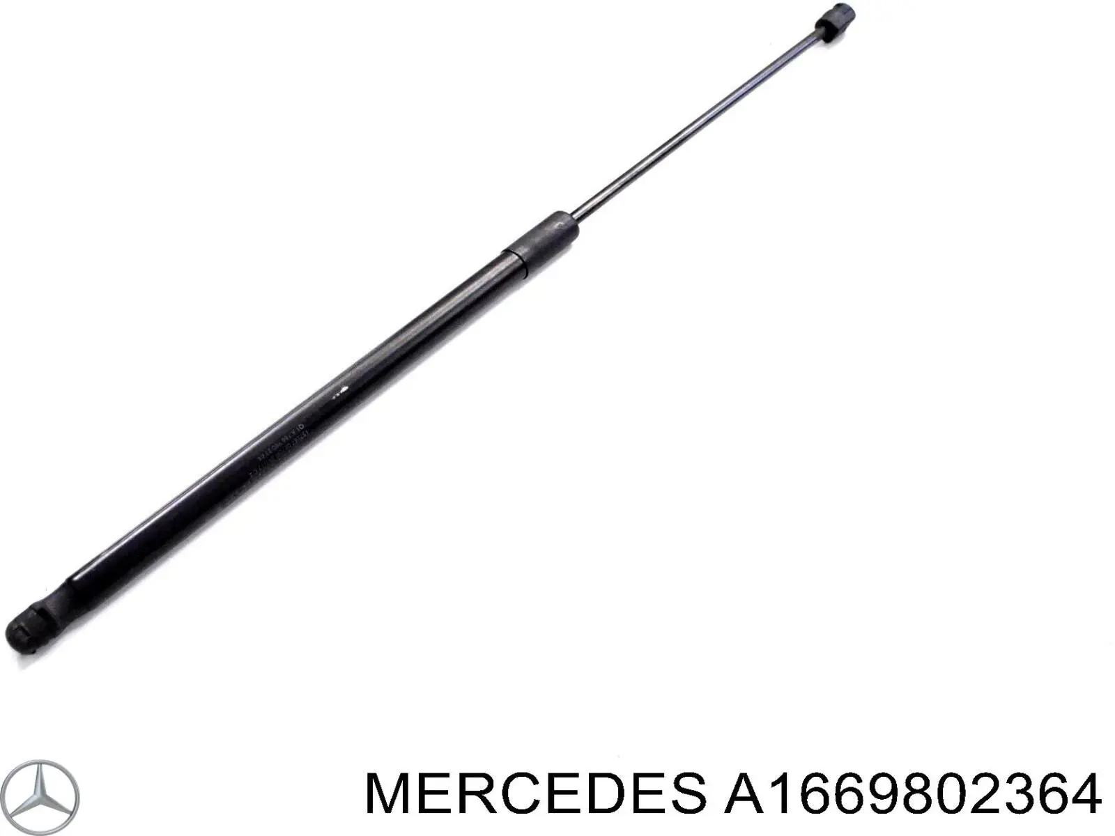 A1669802364 Mercedes muelle neumático, capó de motor izquierdo