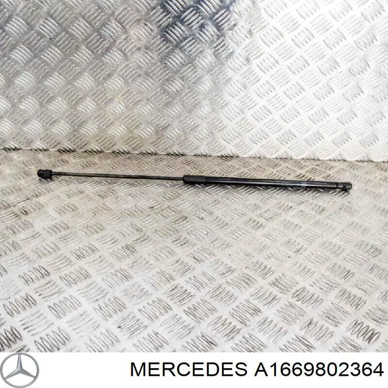 Amortiguador de capó izquierdo Mercedes A1669802364 precio, desde 30,26 EUR