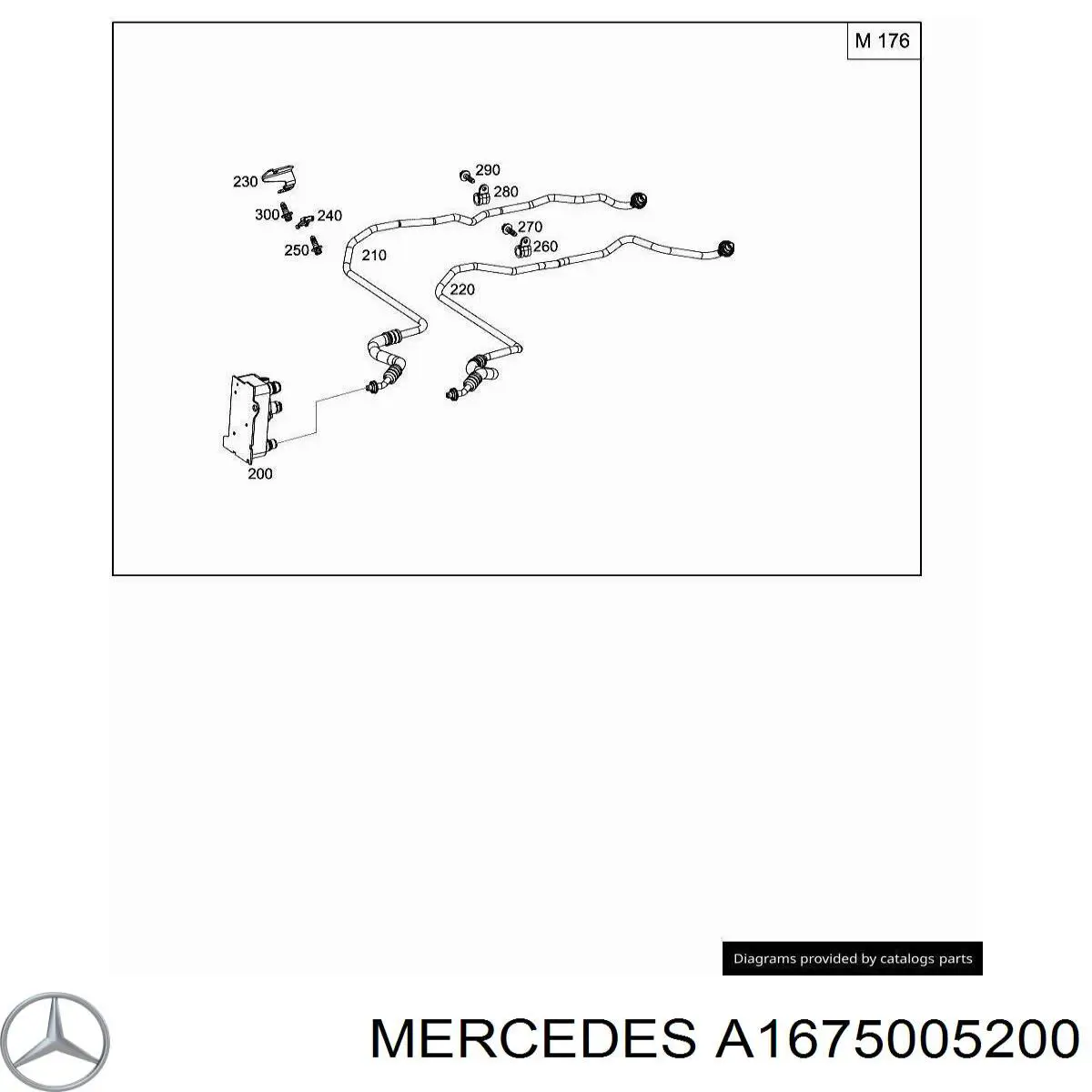 A1675005200 Mercedes Radiador de refrigeración de la transmisión