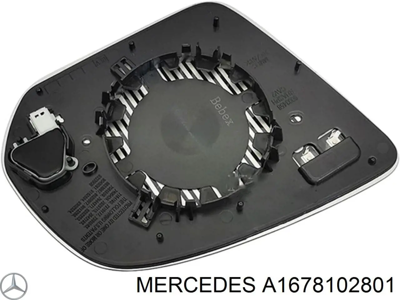 A1678102801 Mercedes Cristal de espejo retrovisor derecho