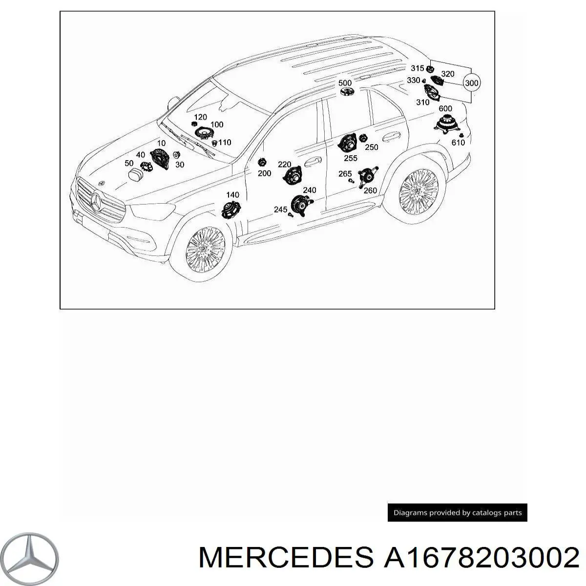 A1678203002 Mercedes