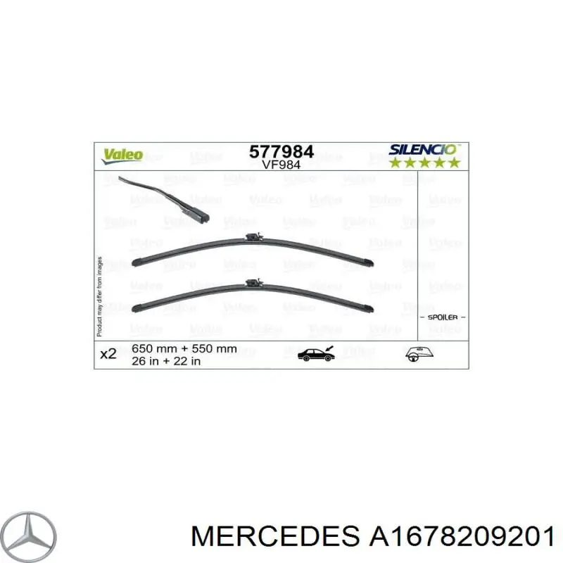 A1678209201 Mercedes Limpiaparabrisas delantera