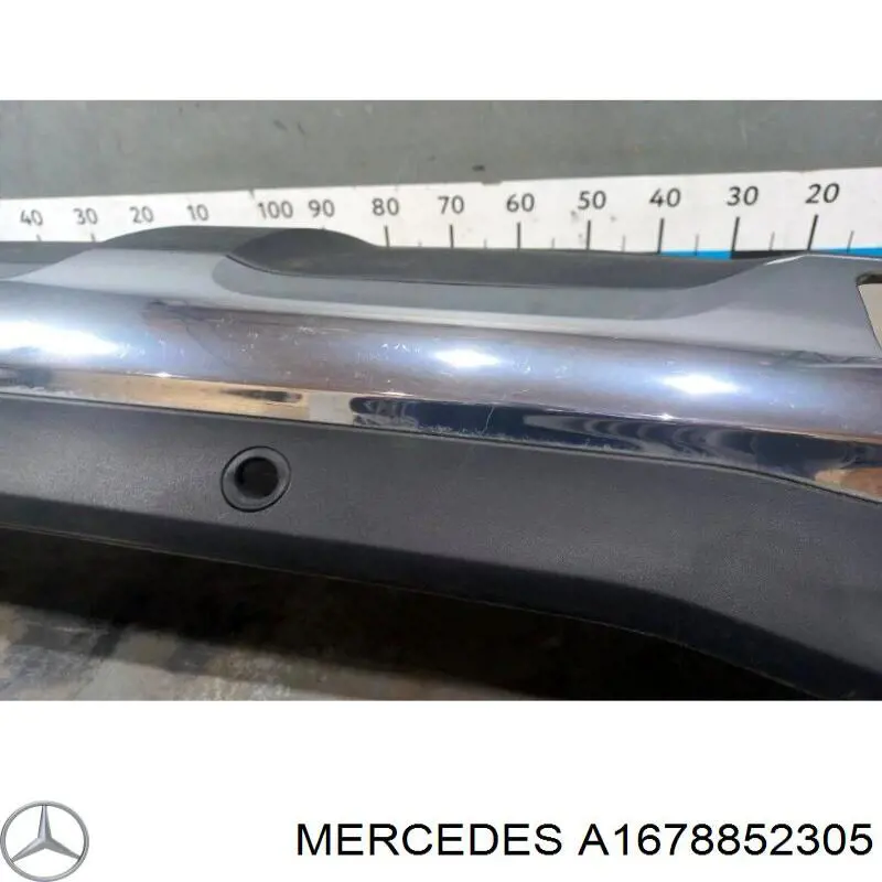 Parachoques trasero, parte inferior A1678852305 Mercedes