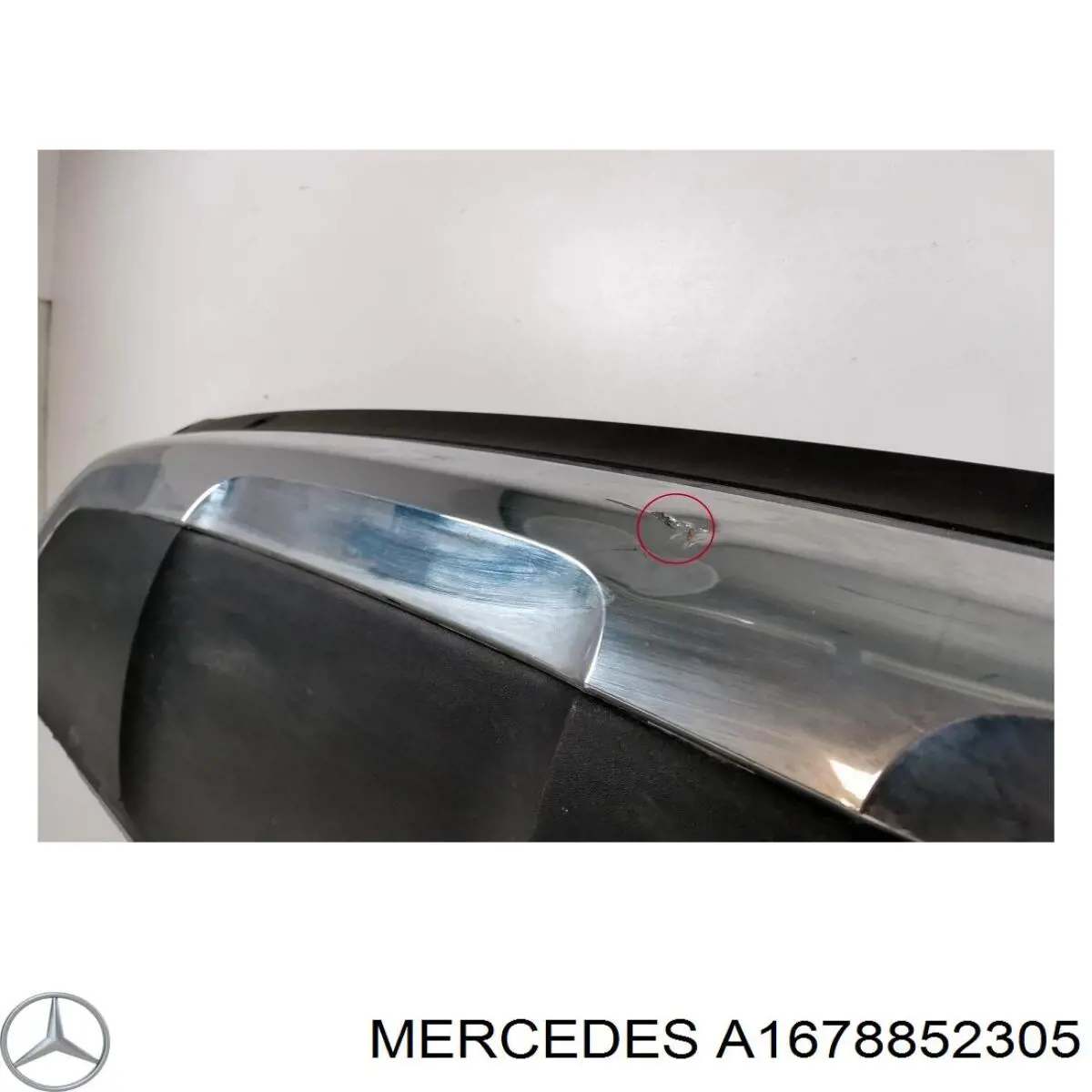 Comprar A1678852305 Mercedes Parachoques trasero, parte inferior