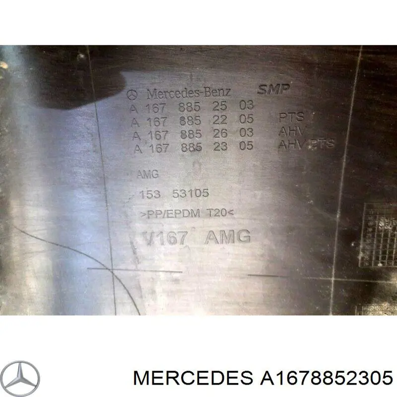 Parachoques trasero, parte inferior Mercedes A1678852305 precio, desde 459,74 EUR