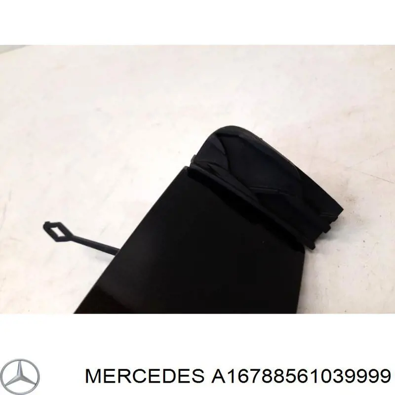 A16788561039999 Mercedes Cobertura de parachoques, enganche de remolque, delantera 