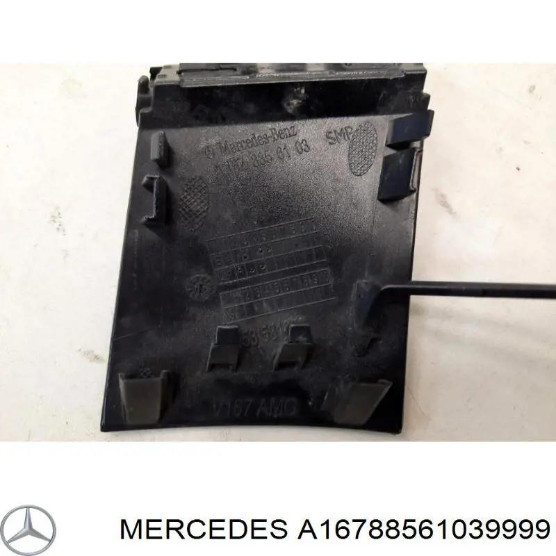 Tapa cubre gancho de remolque para parachoques delantera Mercedes A16788561039999 precio, desde 42,27 EUR