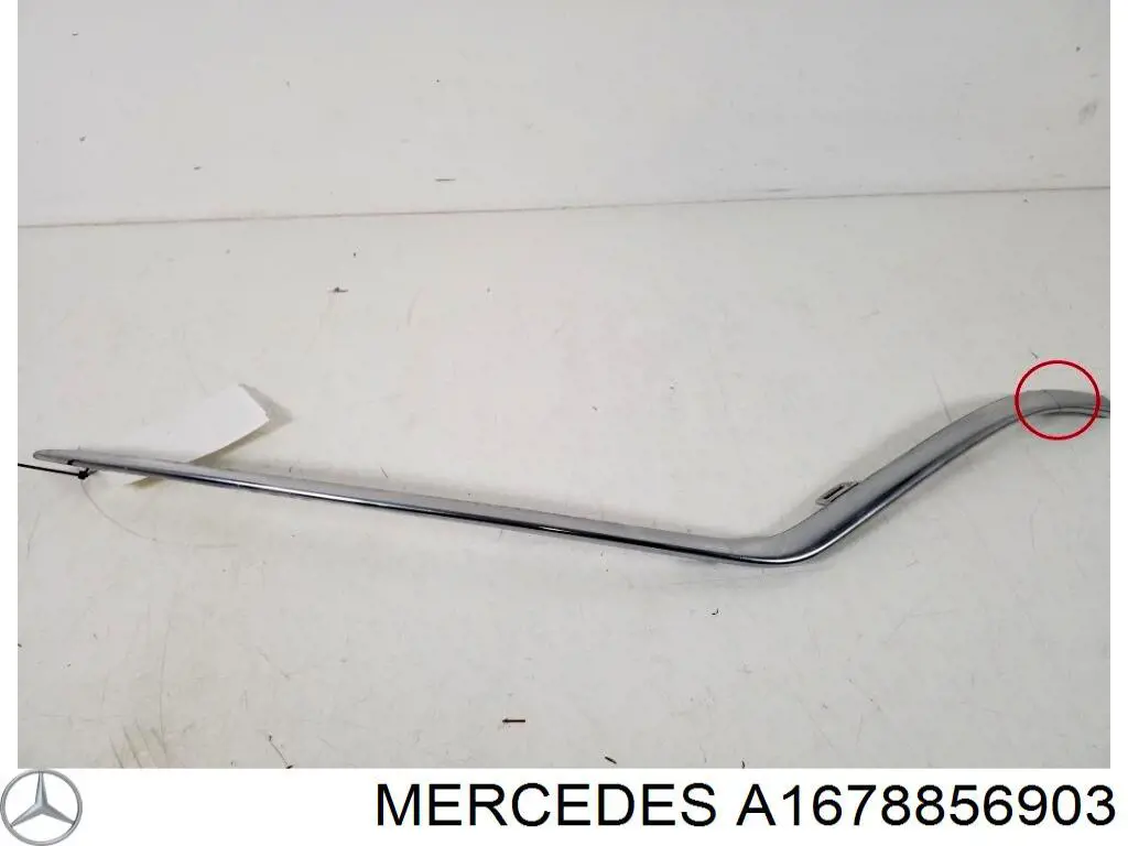 Protector para parachoques A1678856903 Mercedes