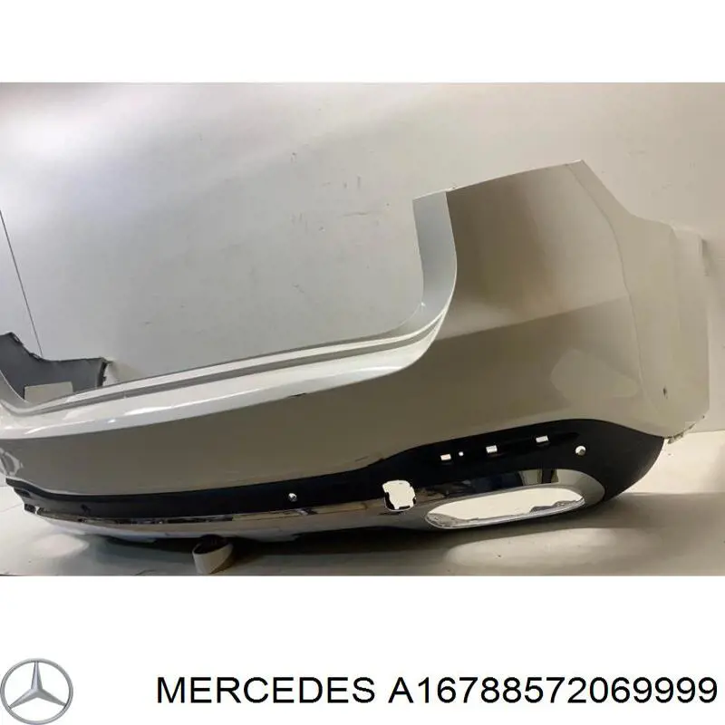 16788572069999 Mercedes Parachoques trasero, parte superior