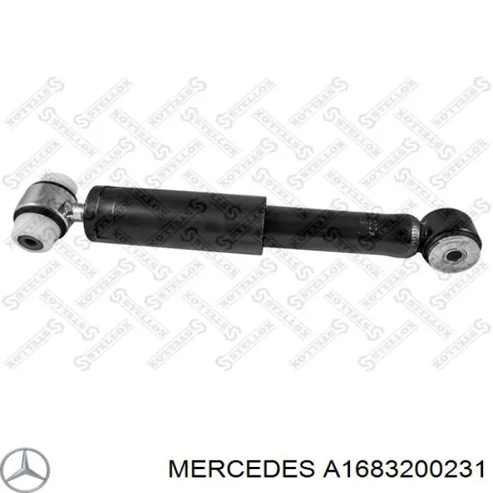 A1683200231 Mercedes amortiguador trasero