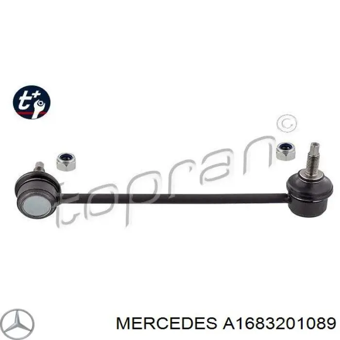 A1683201089 Mercedes soporte de barra estabilizadora delantera