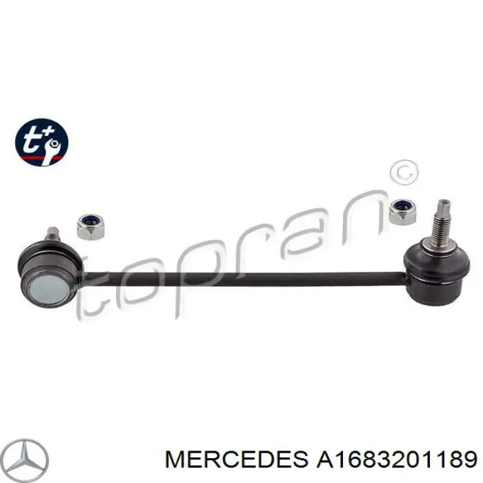 Soporte de barra estabilizadora delantera Mercedes A W168