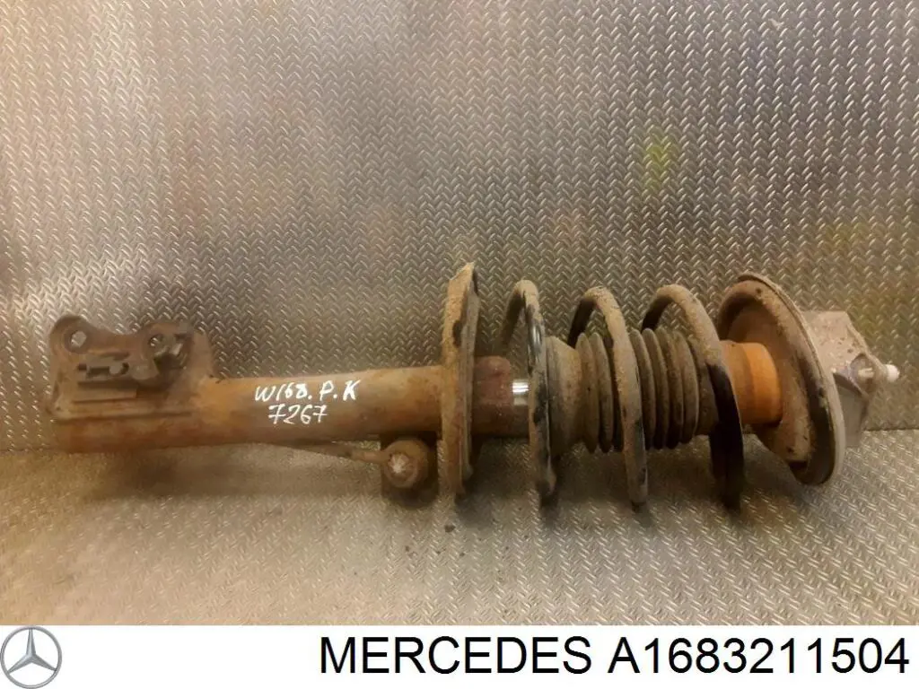 Muelle delantero A1683211504 Mercedes