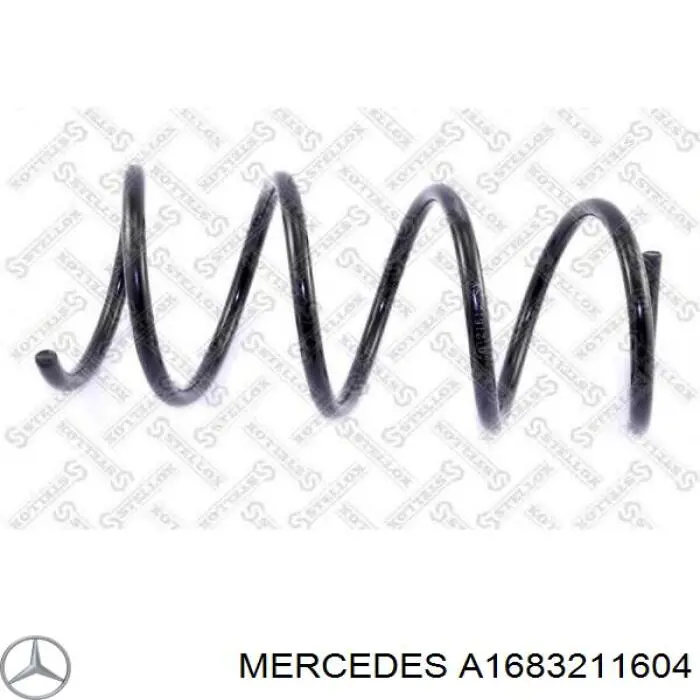 A1683211604 Mercedes muelle de suspensión eje delantero