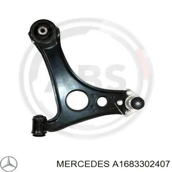 Brazo inferior derecho de la suspensión delantera Mercedes A1683302407 precio, desde 59,53 EUR