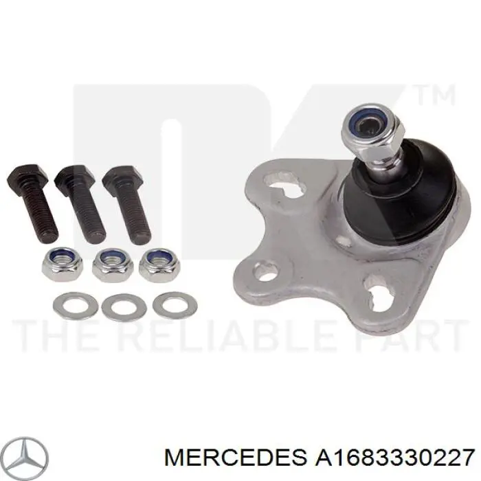 A1683330227 Mercedes rótula de suspensión inferior