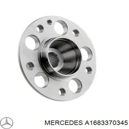 A1683370345 Mercedes cubo de rueda delantero